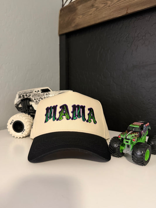 Mama Digger Purple Outlined Hat