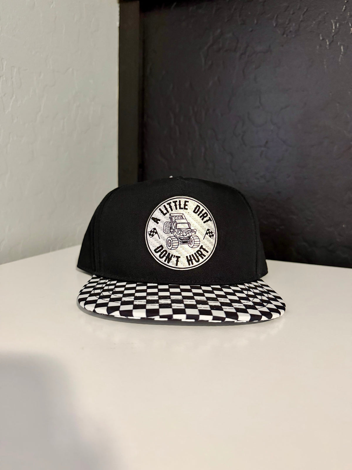 Checkered Youth Patch Hat