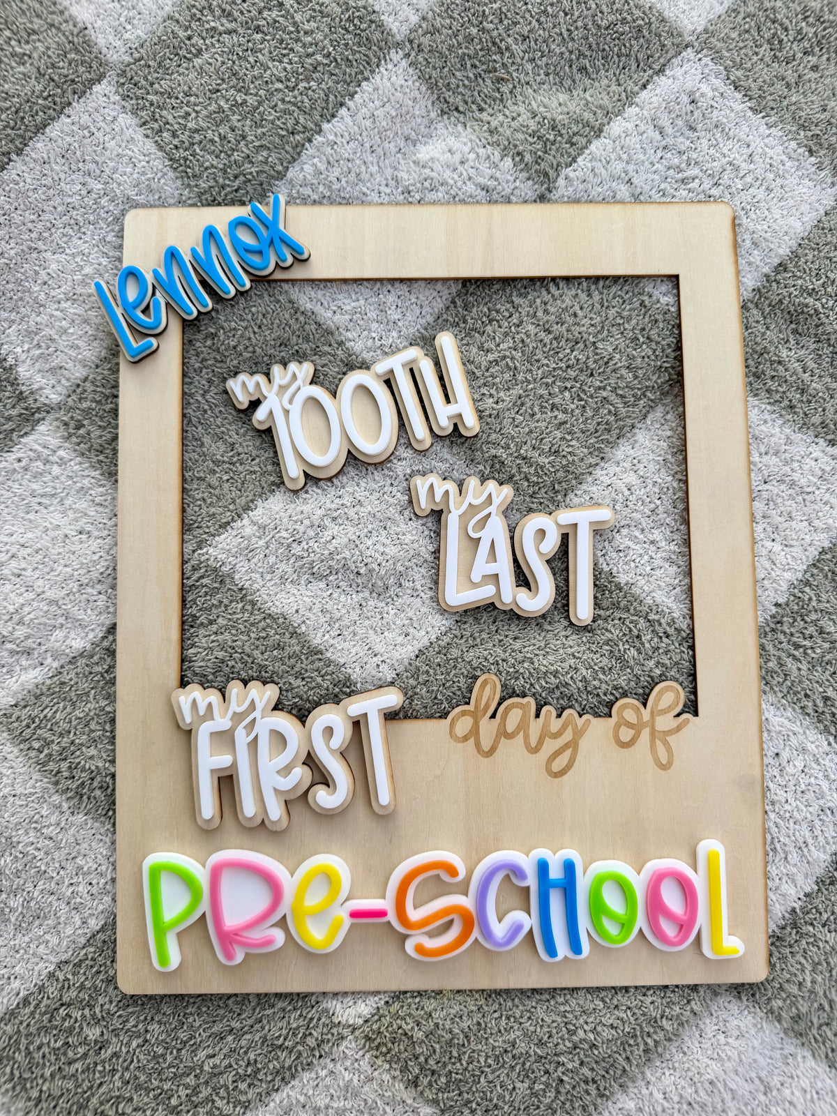 Polaroid First/Last/100th Day