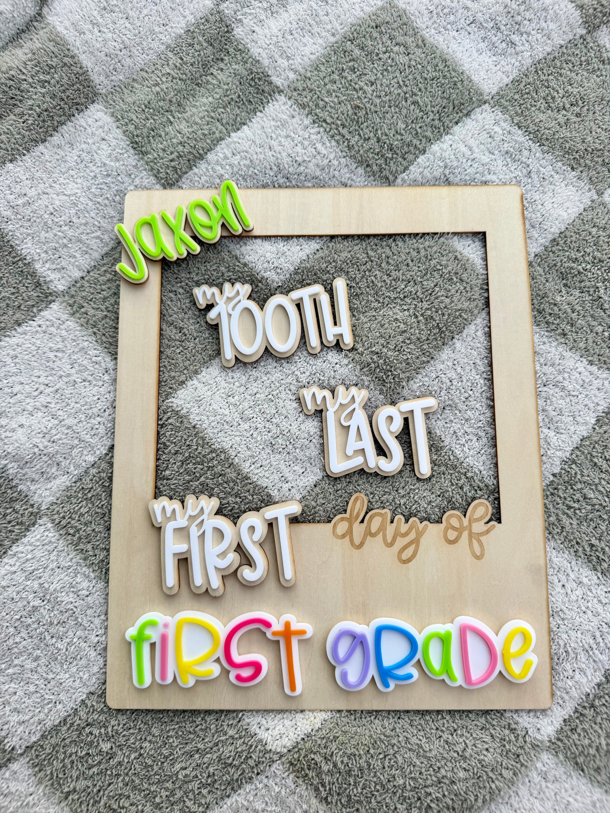 Polaroid First/Last/100th Day