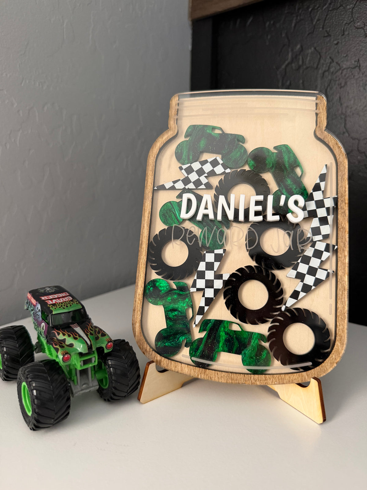 Reward Jar - Green Truck