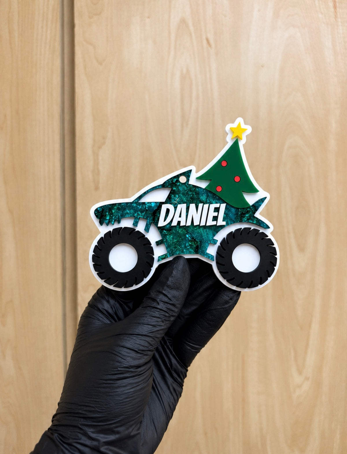 Megalodon Christmas Tag